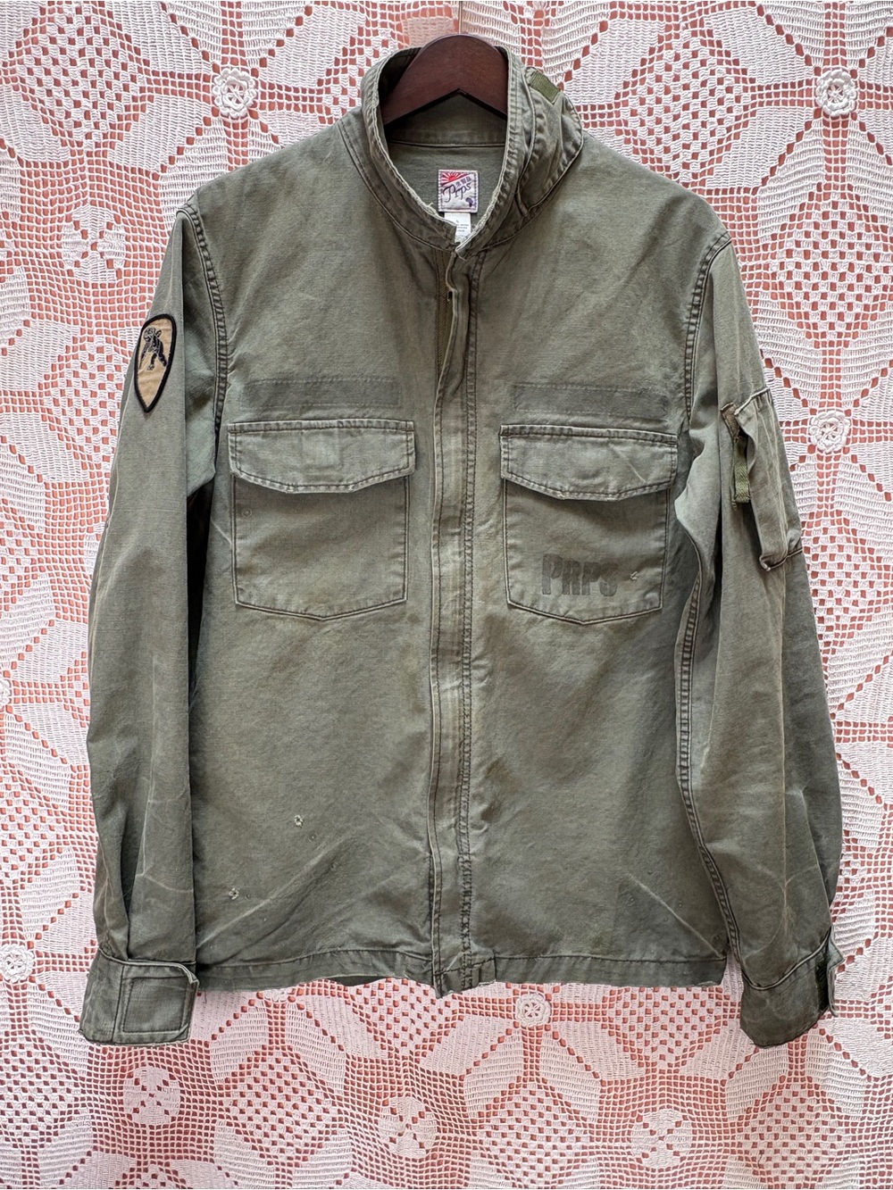 Vintage Y2K PRPS Made in Japan Distressed Military Jacket Size L